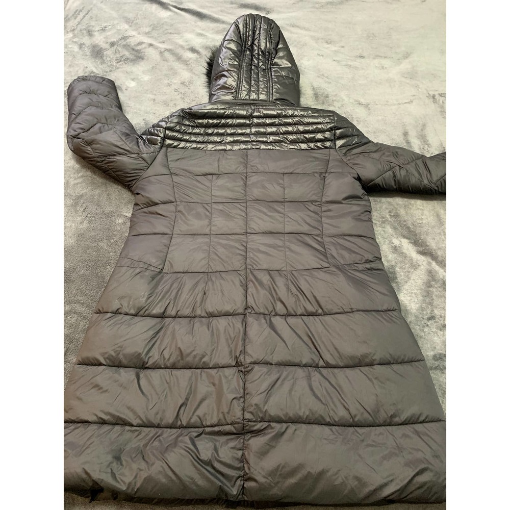 RACHEL Rachel Roy Black Puffer Coat - Picture 7 of 12